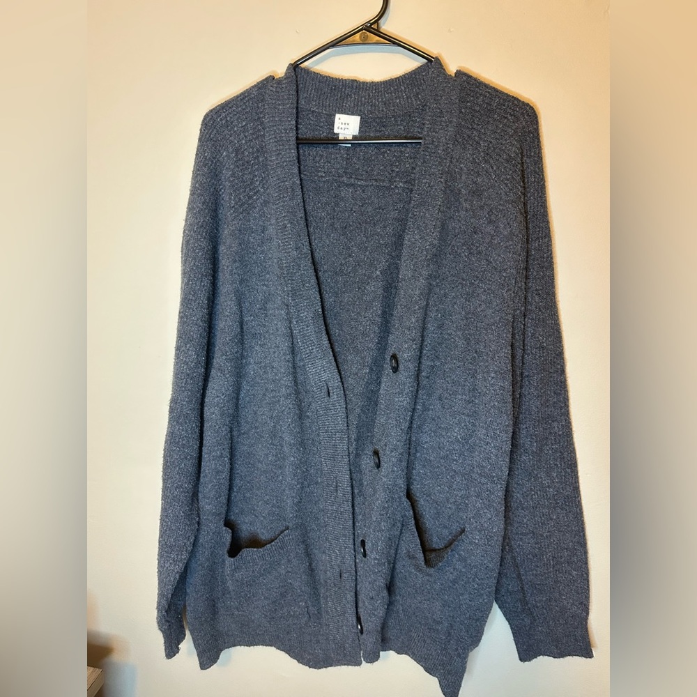 a new day Charcoal Women's Cardigan Sweater